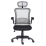 Кресло MESH-2 ткань, черный/серый